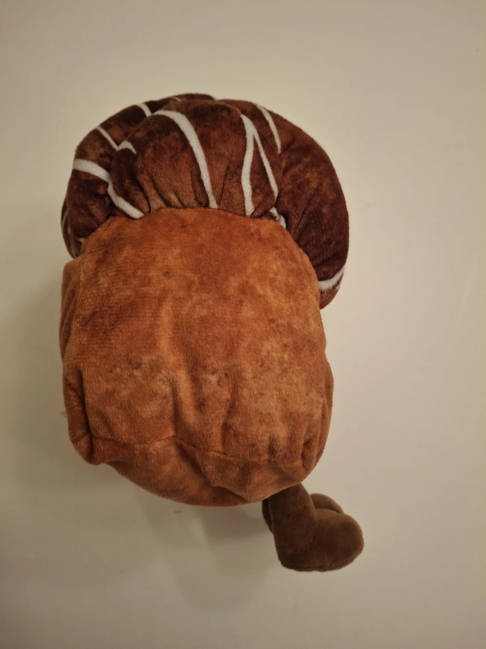 Plush Dollywood Cinnamon Bread Stuffed Animal - Brown